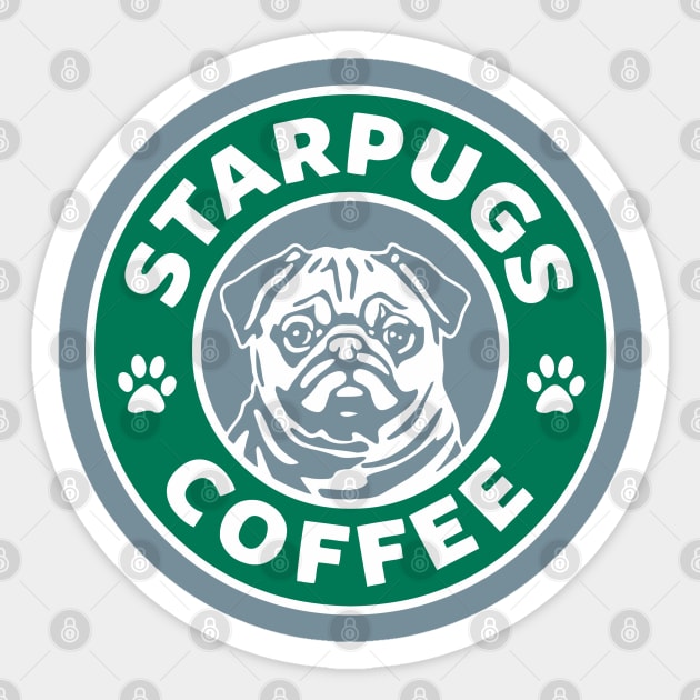 Starpugs Coffee Dog Parent Coffee Addict Sticker by Anticorporati